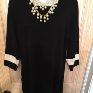 NWT Black & White Sweater Dress